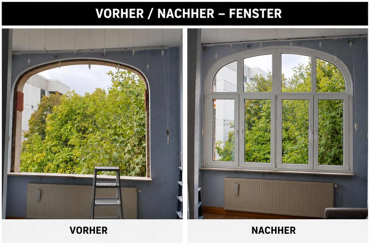 Fenstererneuerung in Bruchsal Vorher Nachher